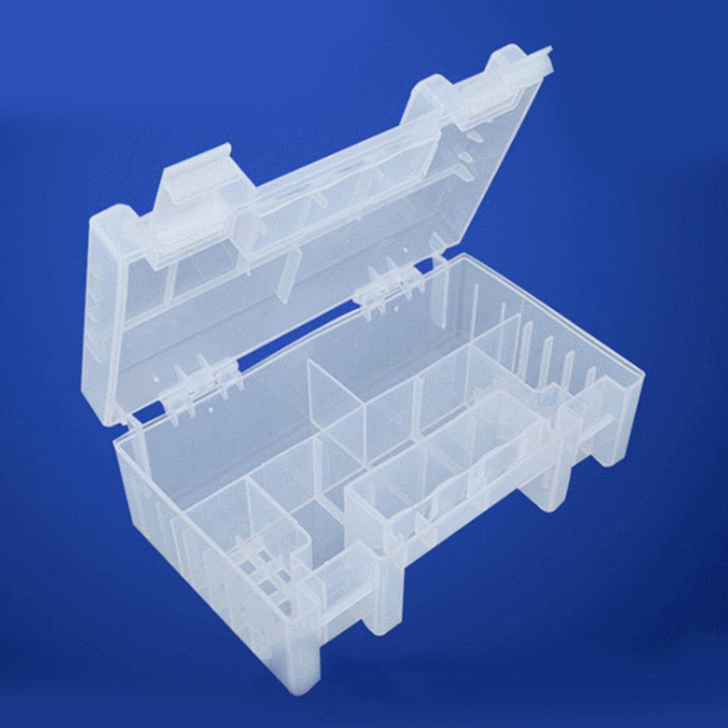 Clear AA/AAA Battery Storage Case/Organizer/Holder Holds 20 14AAA