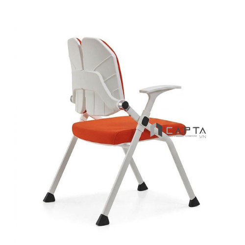 Ghế đào tạo gấp gọn khung nhựa trắng CT01003-2F Nội thất Capta