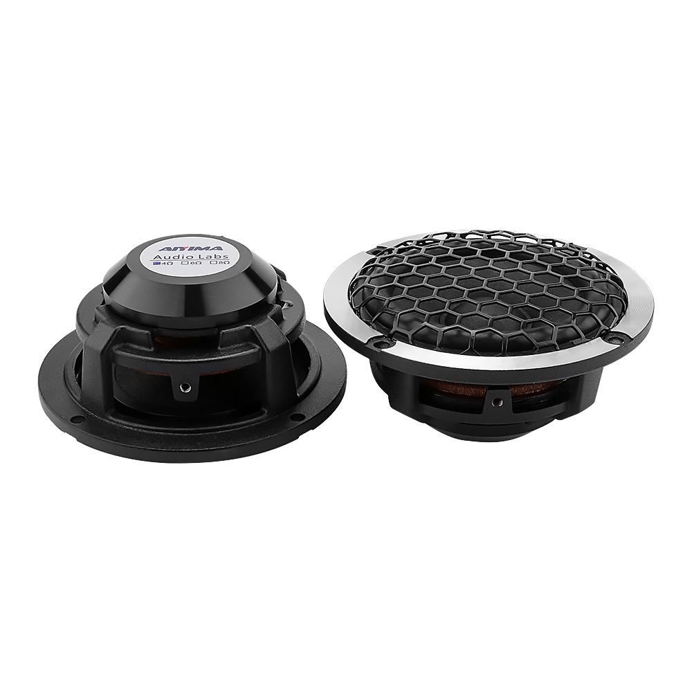Aiyima 2pc 3 inch 4 8 ohm 15W loa midrange loa len nhôm khung xe loa nhà Color: 8 Ohm Speaker