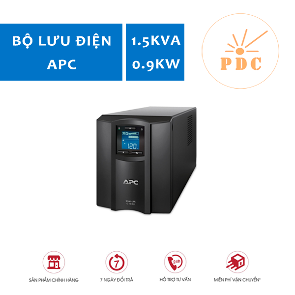 Bộ Lưu Điện: Smart-UPS C 1500VA LCD 230V with SmartConnect - SMC1500IC - Hàng Chính Hãng APC