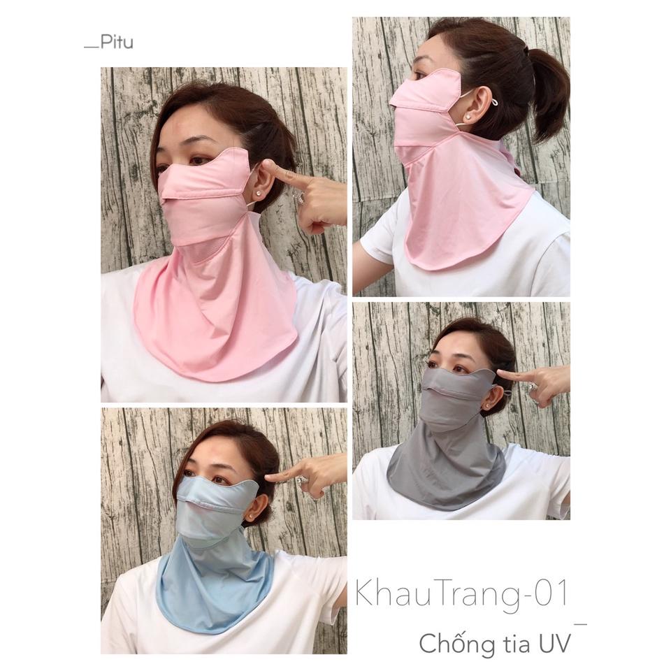 Khâu Trang đi nắng chống tia UV UFP 50+ - Unisex Nam Nữ đều thích hợp KT01