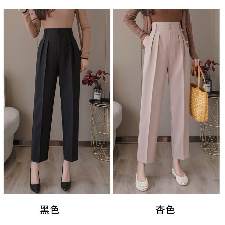 Quần baggy cạp bản to 3 khuy công sở sang trọng QBG01 RumHana