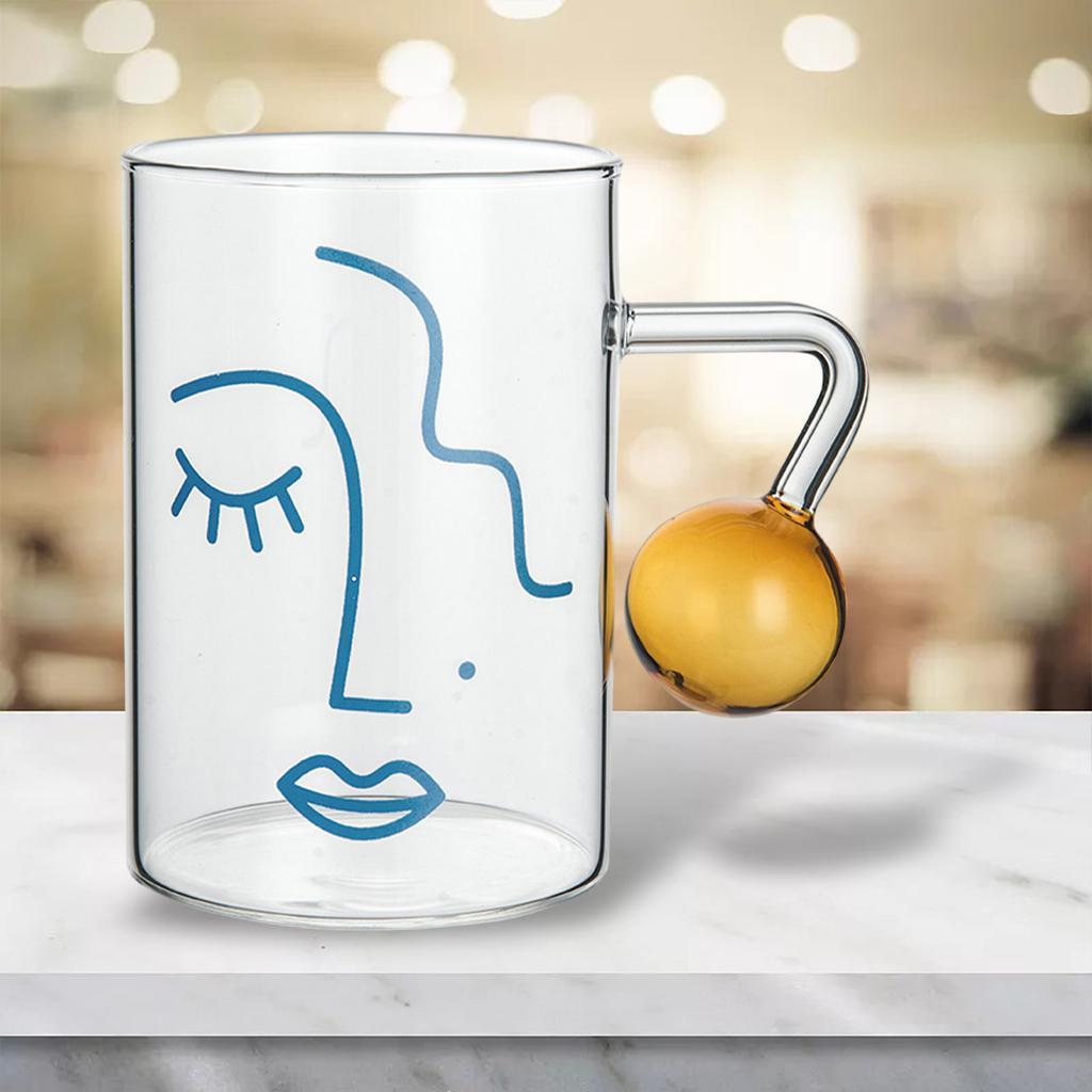 270/400ml Solid Glass Cups Tea Cup Coffee Mug   Cups Tall