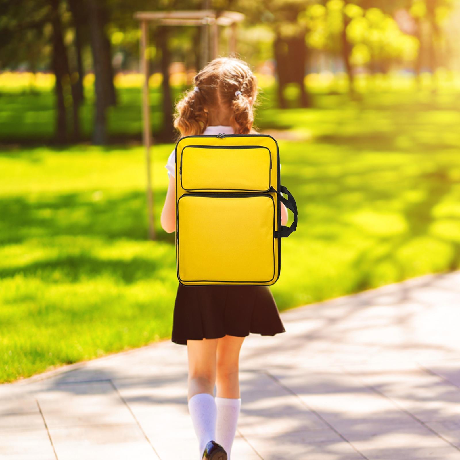 Art Portfolio Case  Tote Bag Sketchbook Canvas Bags Artists Backpack for Kids for Cleaning Pot Drawing Painting Crafts Display Screen