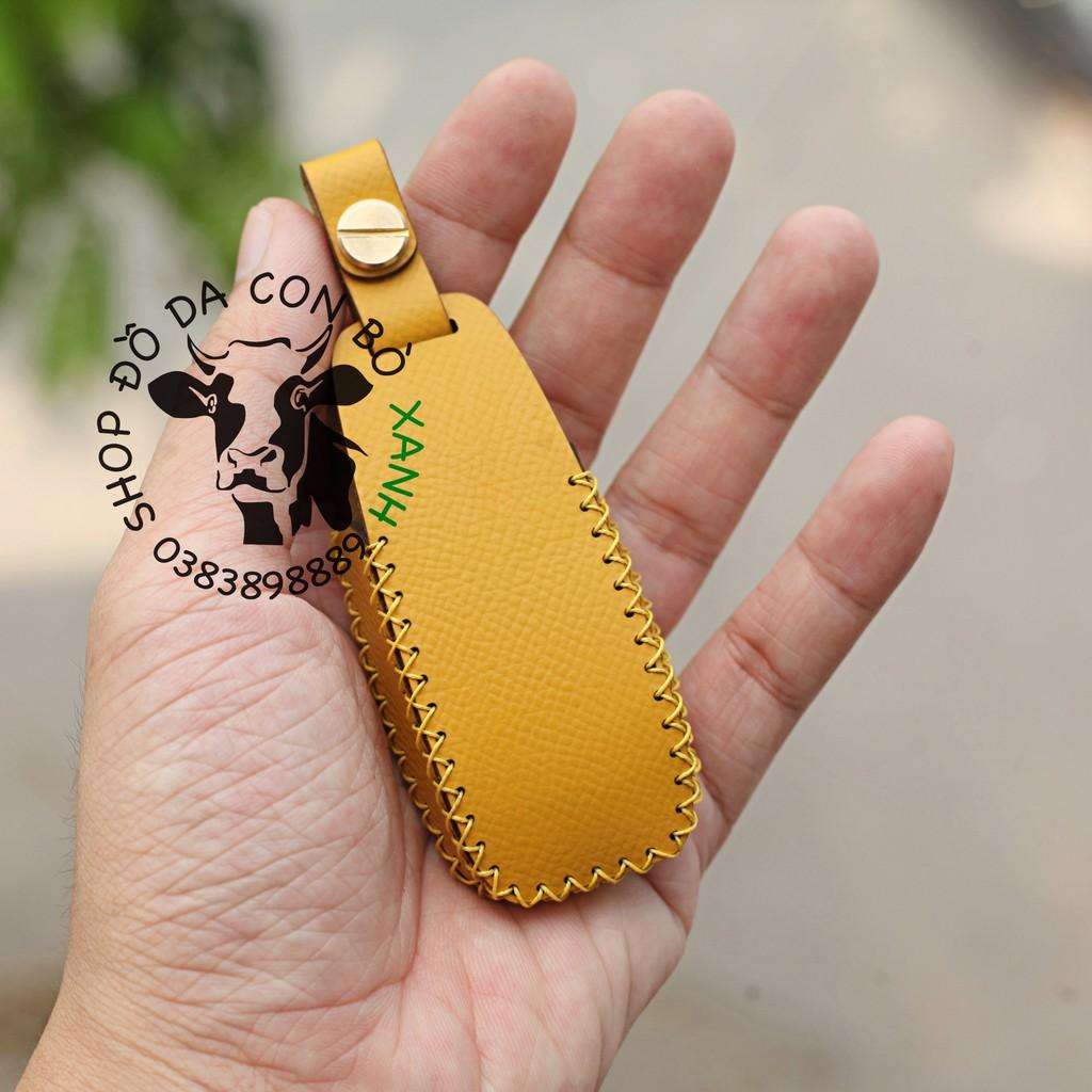 Bao da dành cho chìa khoá Mercedes handmade da thật, Bao da dành cho chìa khoá Mec 002