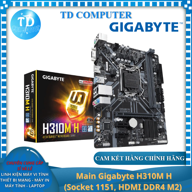 Main Gigabyte H310M H (Socket 1151, HDMI DDR4 M2) - Hàng chính hãng Viễn Sơn phân phối