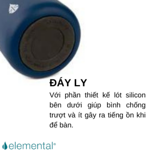 LY GIỮ NHIỆT ELEMENTAL ARTISAN MÀU TRƠN (480ML)