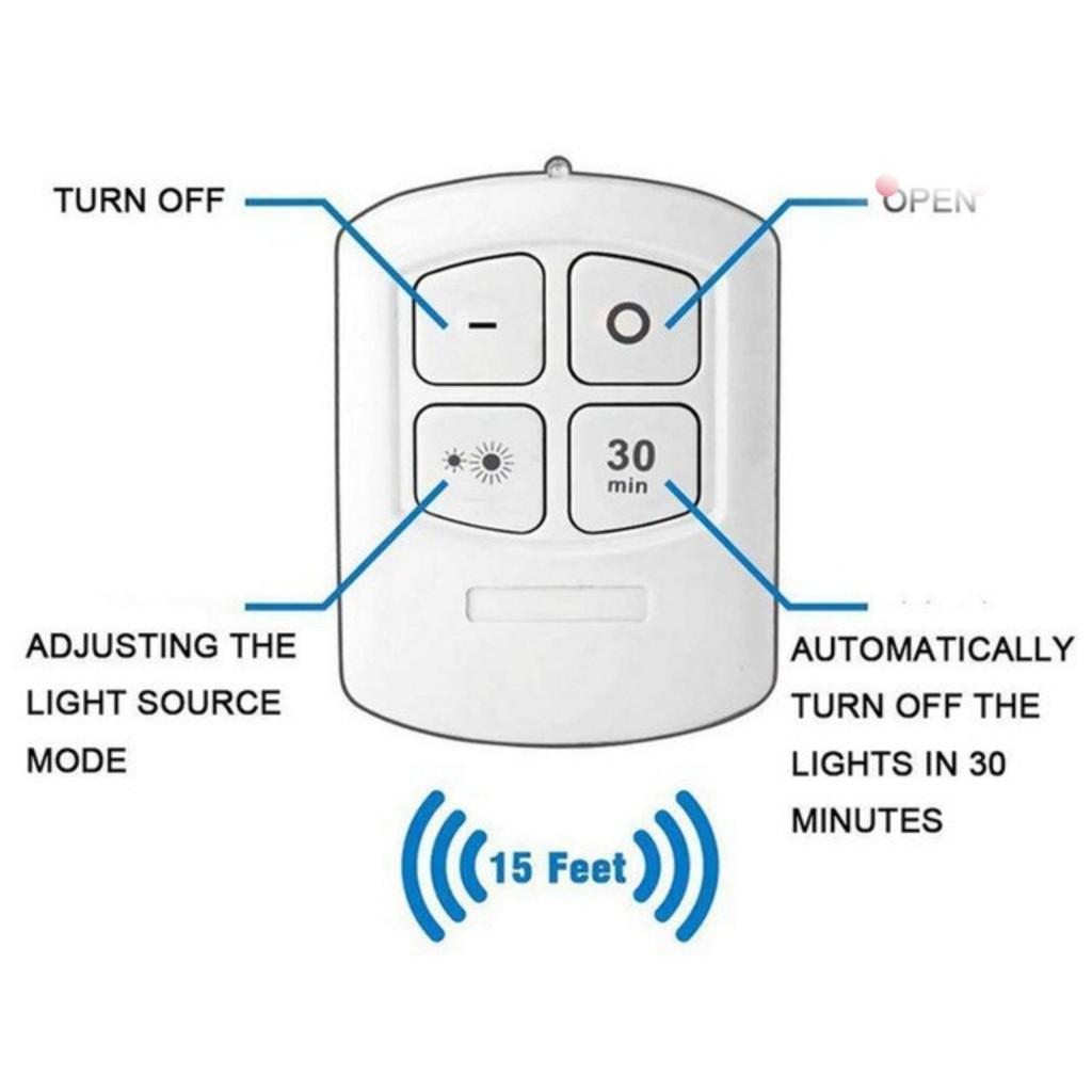 Bộ 3 Đèn led đa năng dán tường cao cấp - Đèn LED Dán Tủ Quần Áo
