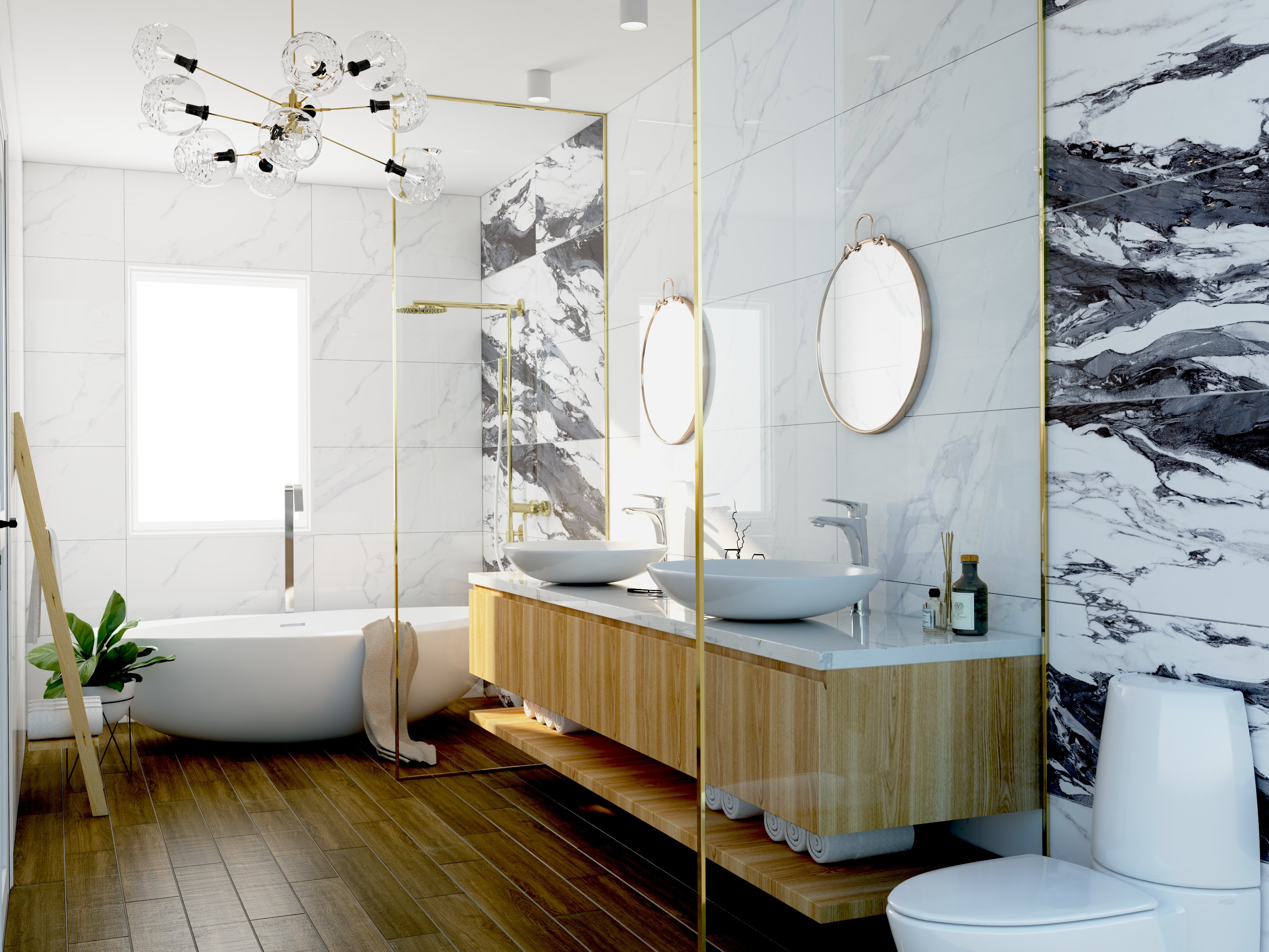 GẠCH ỐP LÁT BÓNG BELLISSIMO - EBL459018MB - 45x90cm