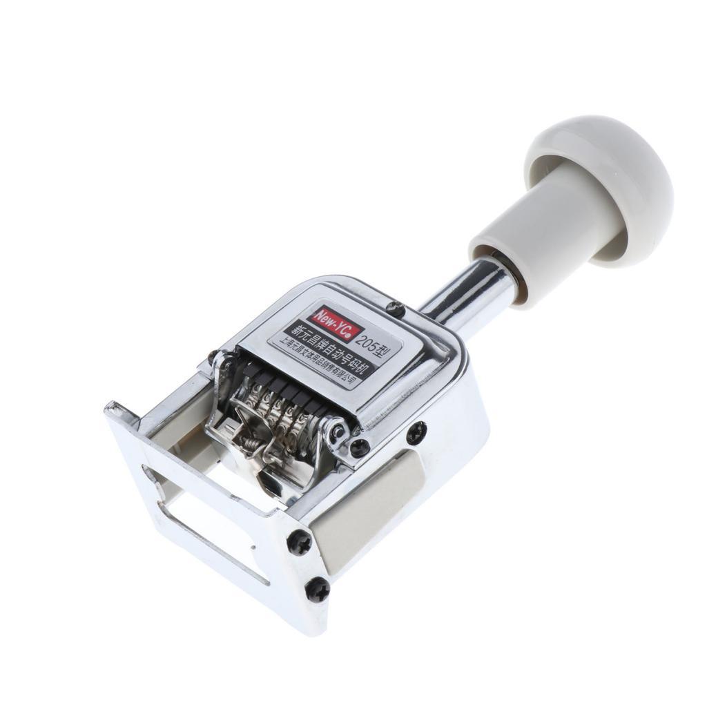 Kim Loại 5-Vị Trí Đánh Số Tự Động Máy Con Lăn Kỹ Thuật Số Đồ Bộ Tem