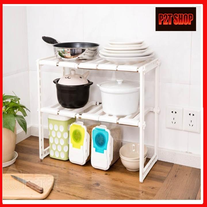 KỆ GẦM BẾP ĐỂ XONG NỒI DỤNG CỤ NHÀ BẾP ĐIỀU CHỈNH ĐỘ DÀI TÙY Ý
