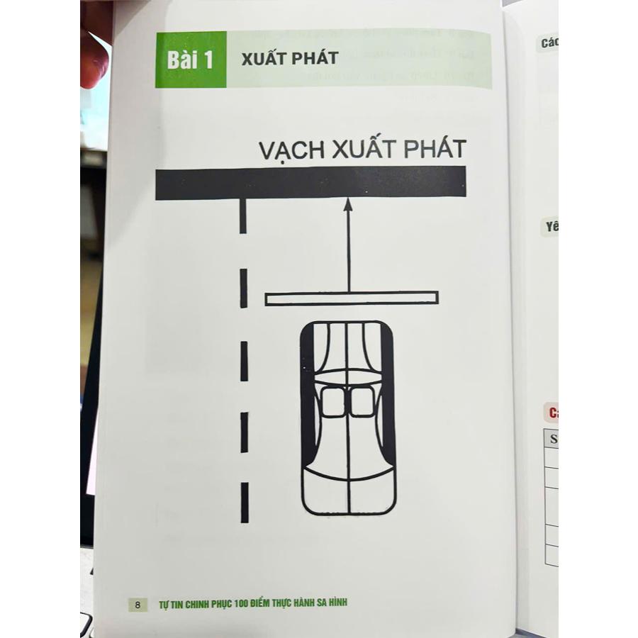 Sách Tự Tin Chinh Phục 100 Điểm Sa Hình, In Màu, Xuất Bản Chính Hãng