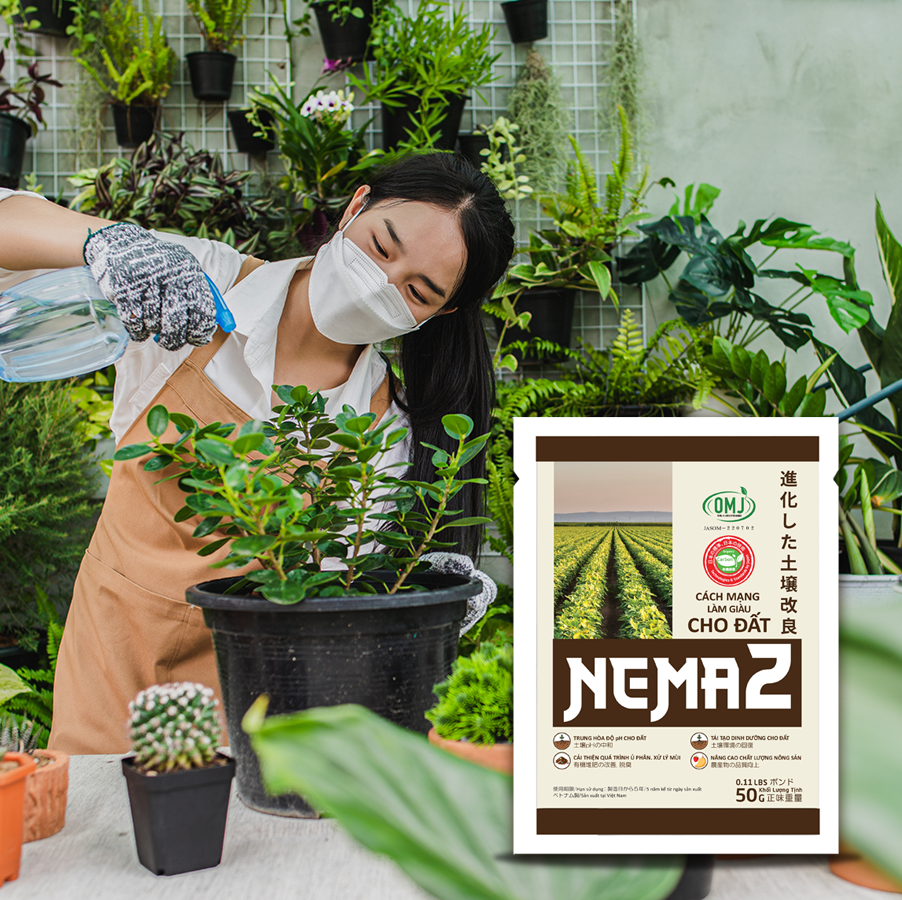 Nema2 50g– Chuyên cải tạo đất, tái tạo hệ vi sinh và tăng sức đề kháng cho cây trồng