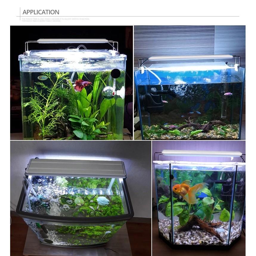 Đèn led 3 dãy, 4 dãy cho hồ thủy sinh, hồ cá cảnh, tôm tép kích thước 30-40cm