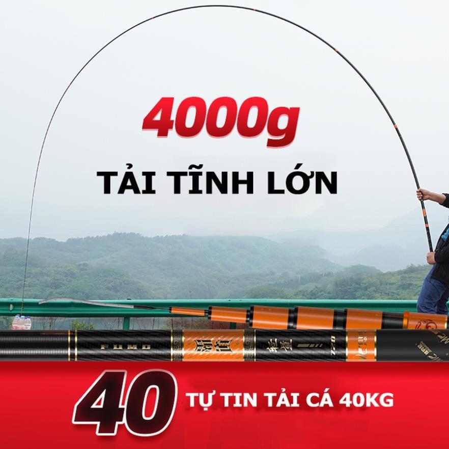 CẦN CÂU PHỤC MA KHINH LƯỢNG TẢI TĨNH 4000GR - HAPPY FISHING