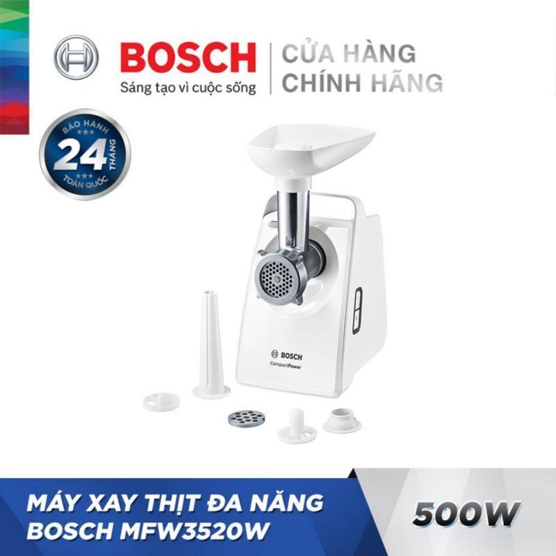 Máy Xay Thực Phẩm Đa Năng Boch MFW3520W (Made in Poland), Máy Xay Thịt Công Suất 500w, 2 Tốc Độ, Dung Tích 2.3L