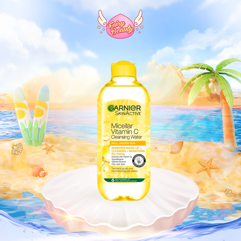 Nước Tẩy Trang Vitamin C Làm Sạch Sâu Và Trắng Sáng Cho Làn Da Micellar Water 400/125/50ml