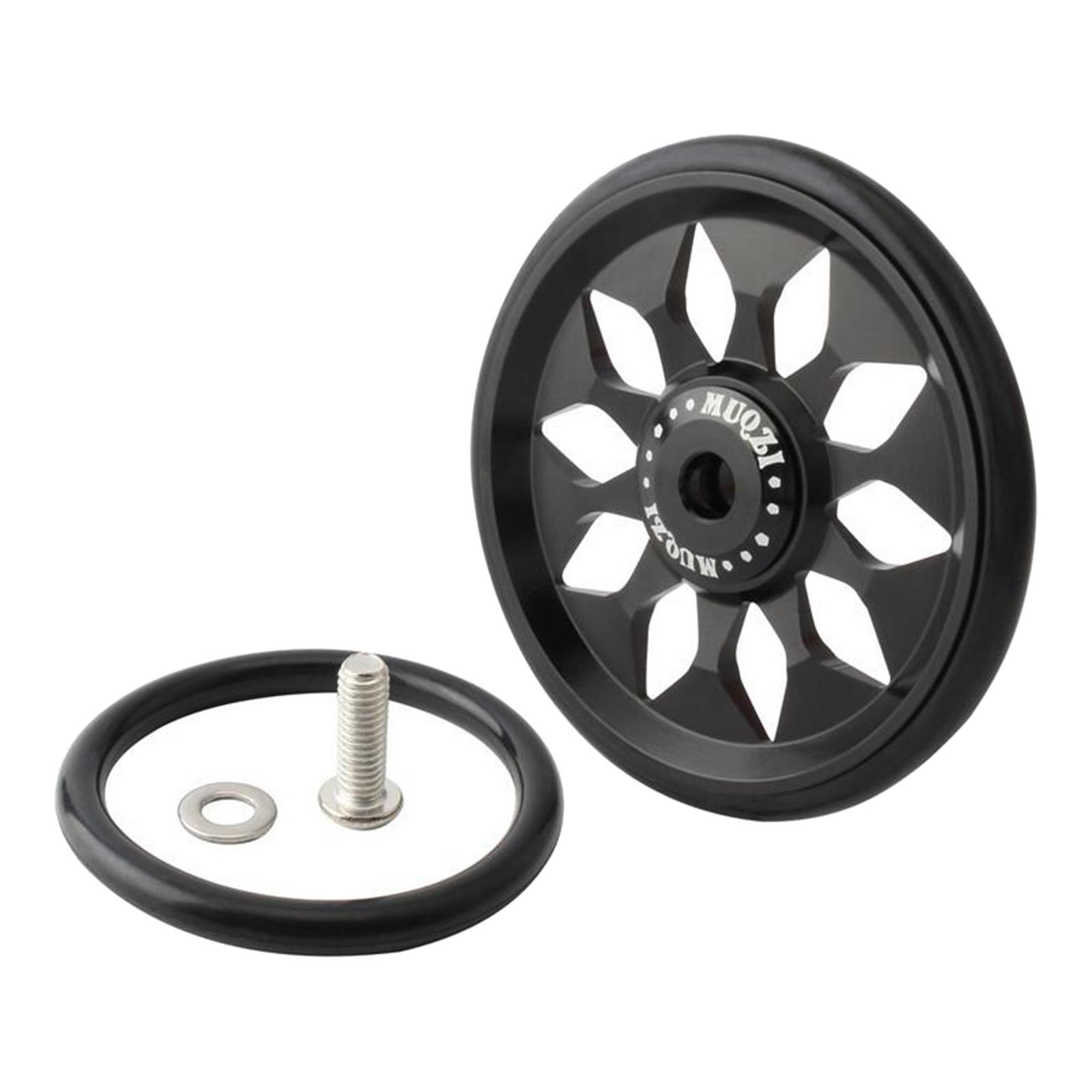 60mm Folding  Wheel  Wheels for  Transport Carry Black