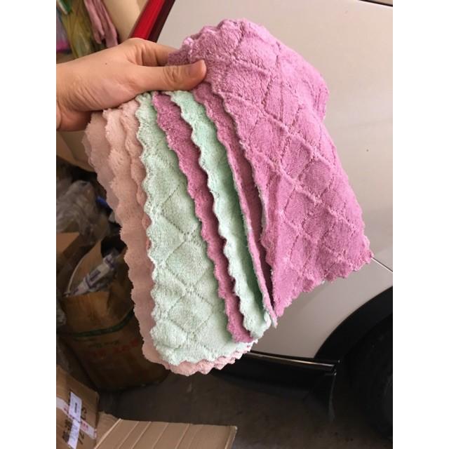 Khăn Lau 2 mặt thấm hút nước đa năng nhỏ gọn