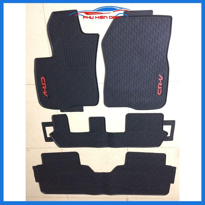 Thảm lót sàn cao su cho xe CRV, CR-V 2018-2019-2020-2021-2022 chuẩn theo xe chịu lực tốt
