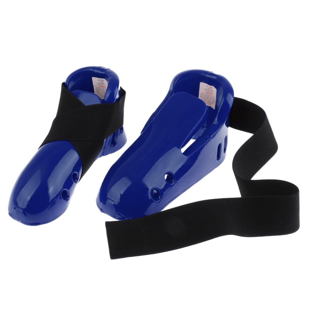 Kid Karate Sparring Foot Gear Shoes with Elastic Strap