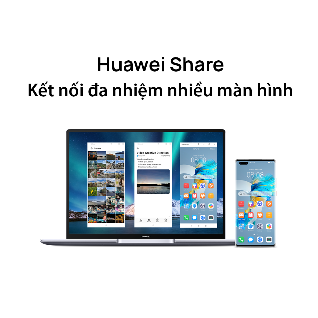 Máy Tính Xách Tay HUAWEI MateBook 14 (8GB/512GB) | Intel Core Thế Hệ Thứ 11 | Màn Hình HUAWEI 3:2 Fullview 2k | Nút Nguồn Vân Tay | Hàng Chính Hãng