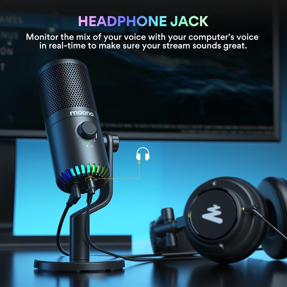 Mic thu âm MAONO DM30-A Cho PC Điện Thoại livestream
