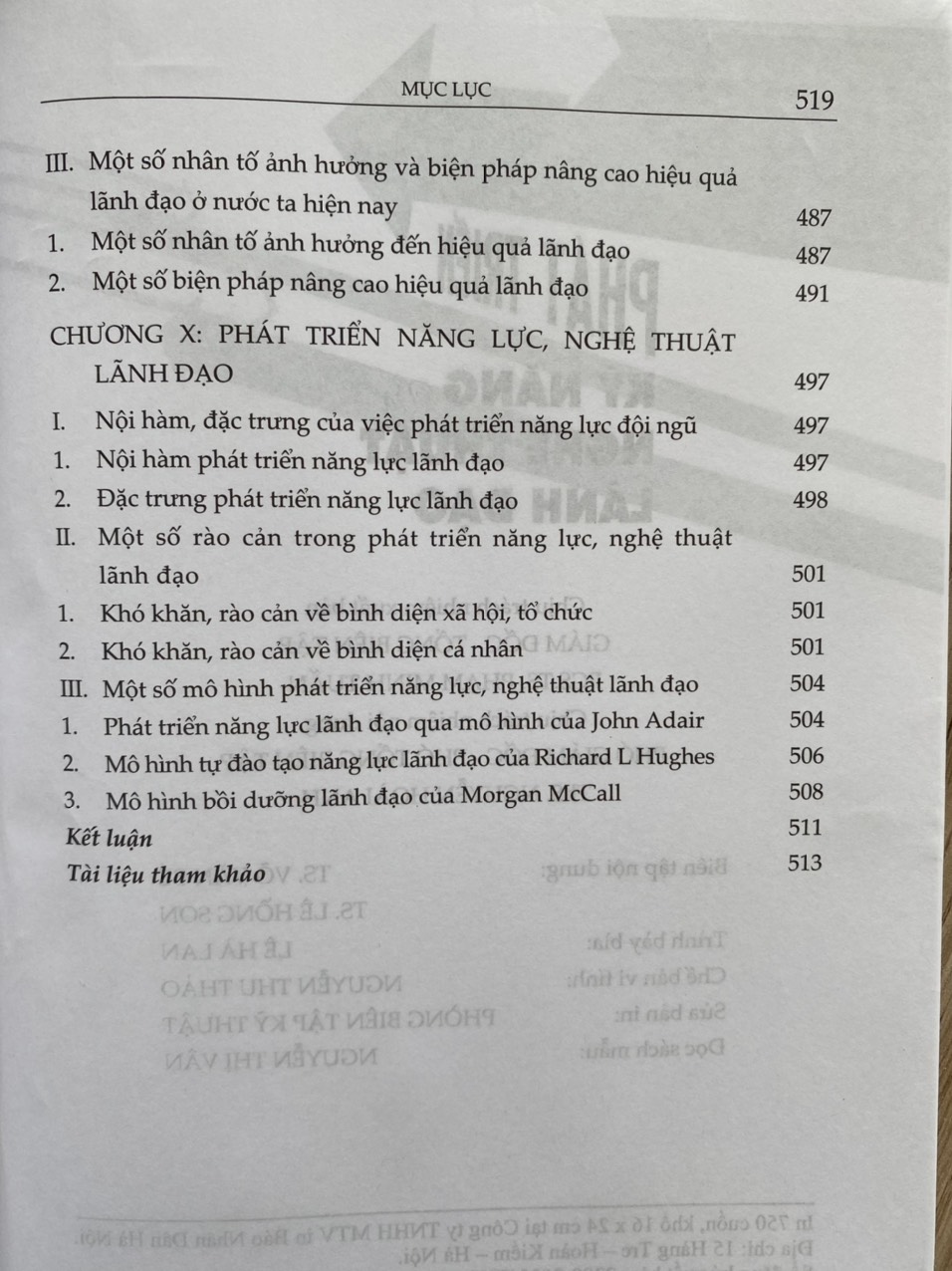 Phát Triển Kỹ Năng và Nghệ Thuật Lãnh Đạo