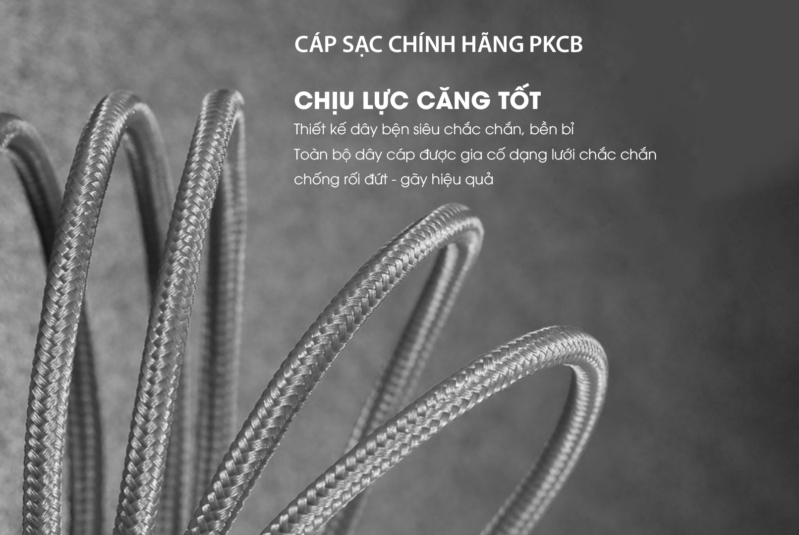 Cáp Sạc Đa Năng Nhanh 3 Cổng Sạc Bền PKCB - Hàng Chính Hãng