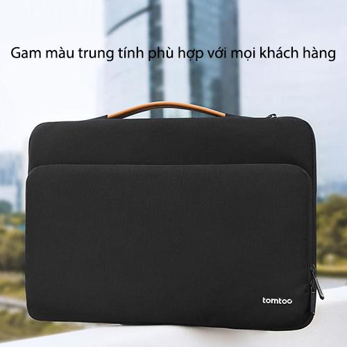 TÚI XÁCH CHỐNG SỐC TOMTOC BRIEFCASE CHO MACBOOK PRO 16” bảo vệ hoàn hảo chống va đập và trầy xước cho máy tính - HÀNG CHÍNH HÃNG