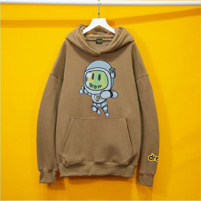 (Hot Trend) áo hoodie drew phi hành gia chất liệu vải nỉ bông cao cấp