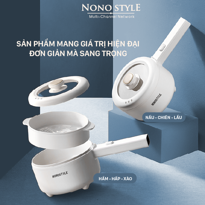 Nồi Điện Đa Năng NONOSTYLE (2L) - Hàng Chính Hãng