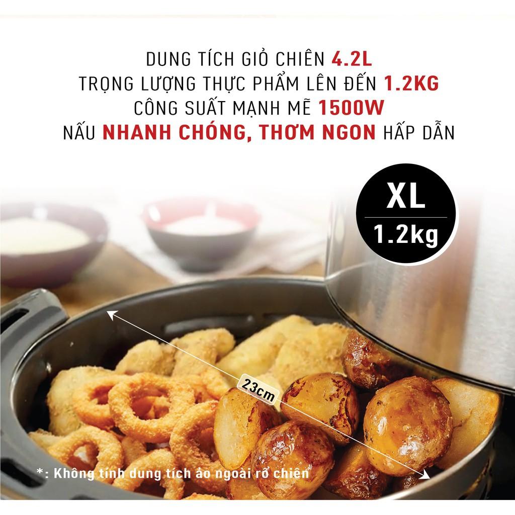 Nồi chiên không dầu điện tử Tefal XL EY401D15, giỏ chiên 4.2L - BH 2 năm - Hàng Chính Hãng