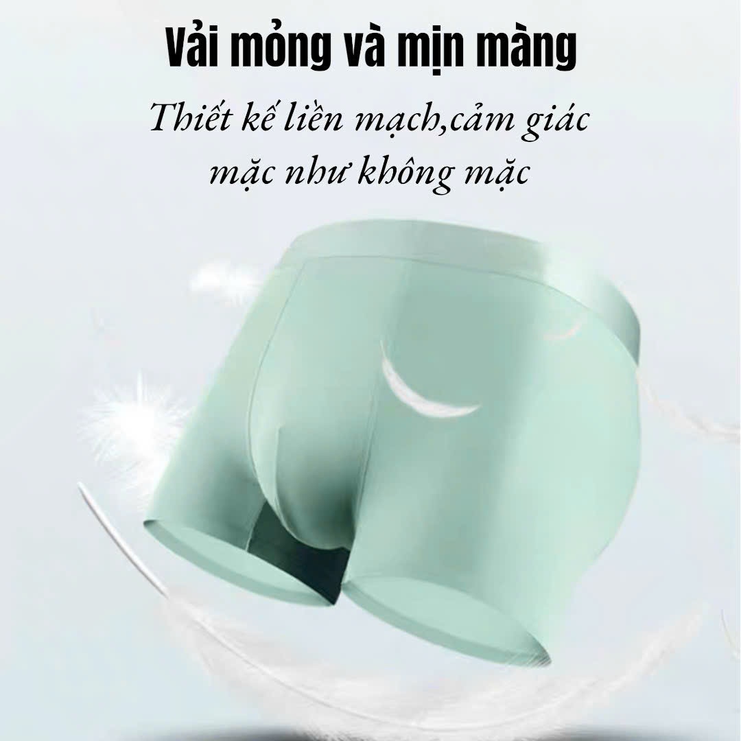 Quần Lót Nam Đùi Boxer Lụa Băng Menpro MP9 - Mỏng nhem Thoáng Khí
