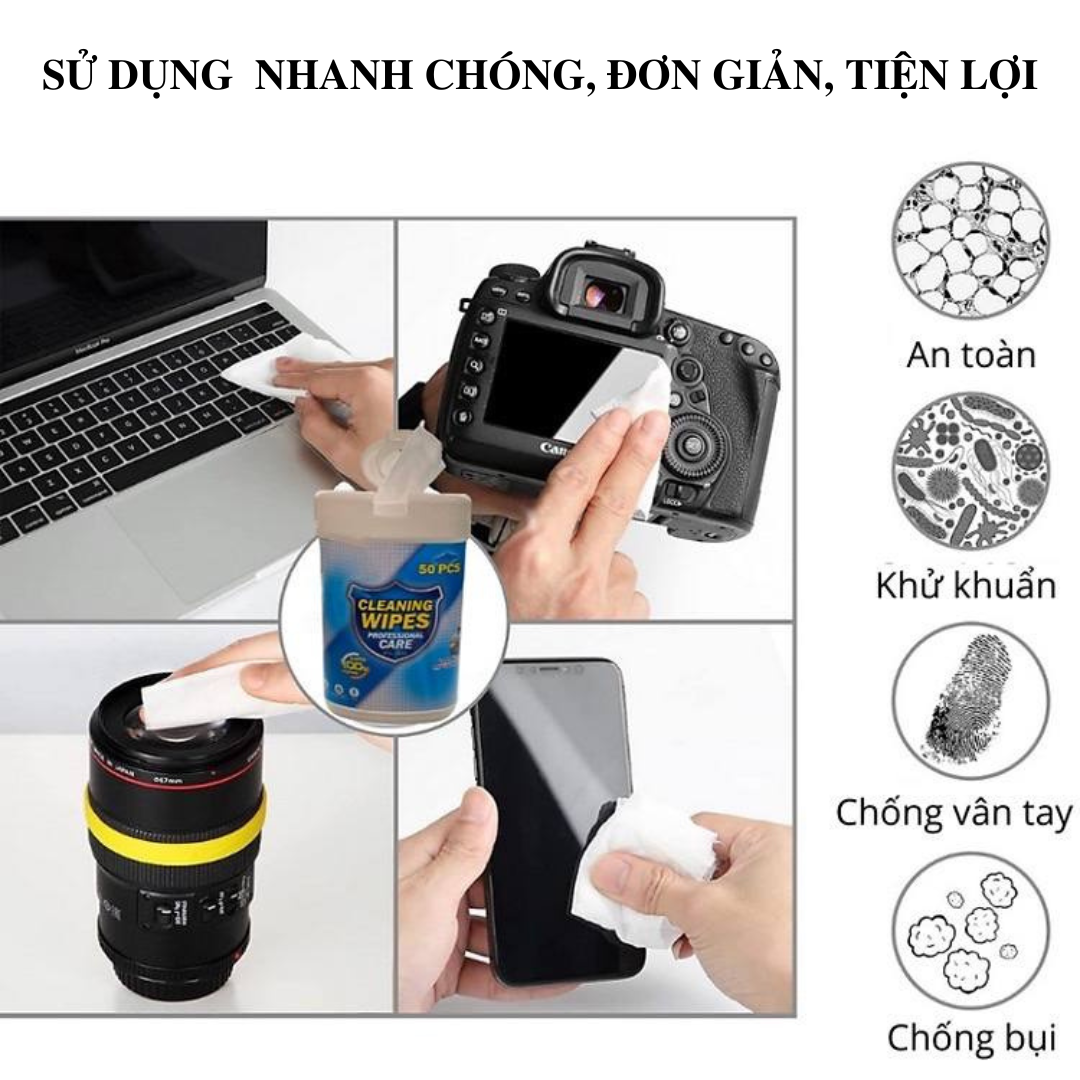 Bộ Vệ Sinh Kai.N Wipe Clear Dành Cho Macbook Điện thoại  / Laptop /Lens / Máy ảnh, Hộp 88 Khăn - Hàng Chính Hãng