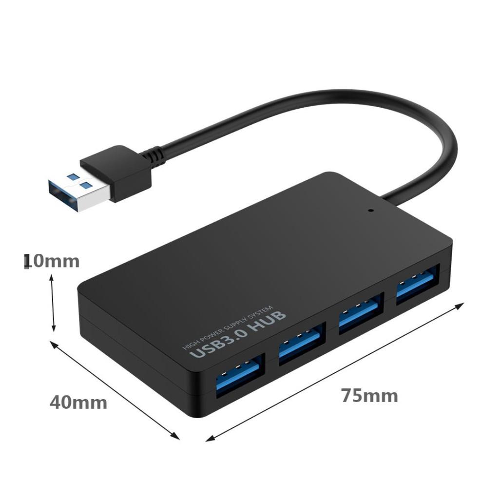 Hub chia usb 3.0 ra 4 cổng có cổng cấp nguồn 3.5 cho hub - Hồ Phạm