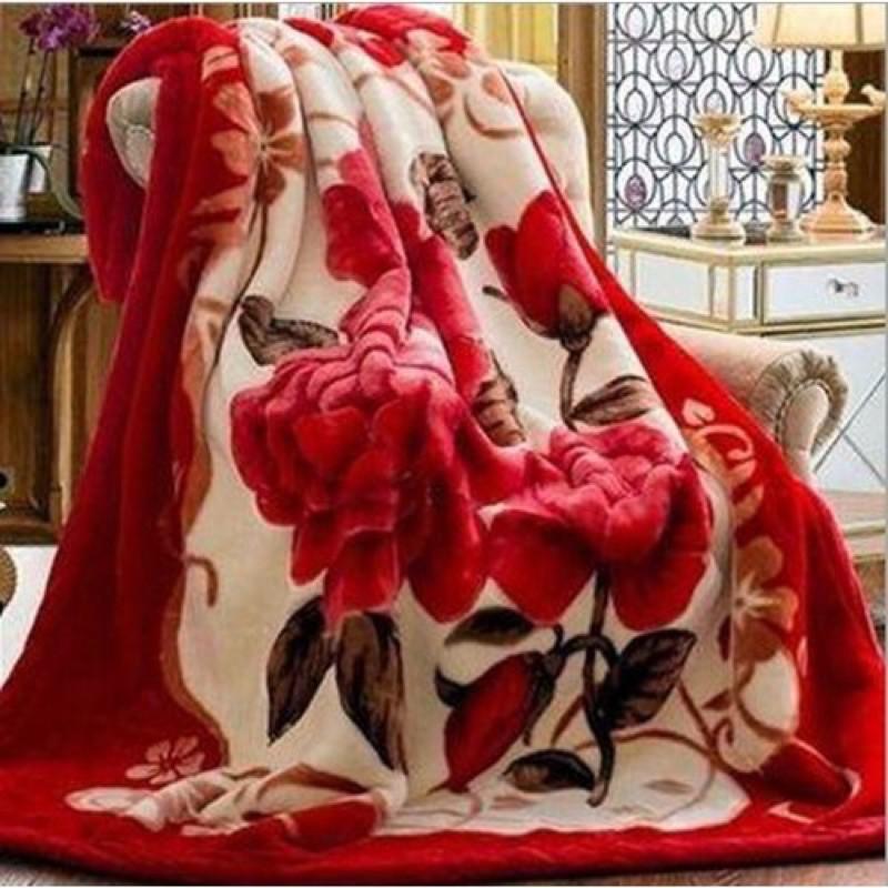 Chăn băng lông chất đẹp 5kg dày 3 lớp 2mx2m2