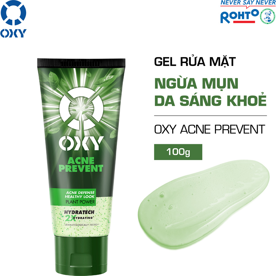 Gel Rửa Mặt Oxy Acne Prevent 100g