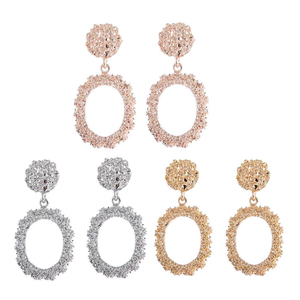 Dangle Earrings Metal Drop Earrings Bohemian Hoop Earrings Jewelry Golden