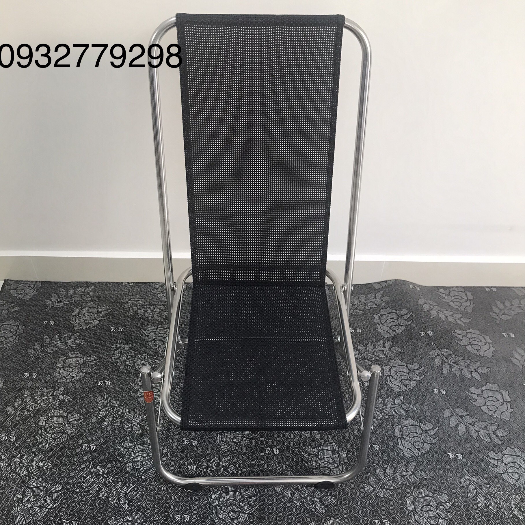 Ghế xếp lưới lưng cao 90cm bền đẹp