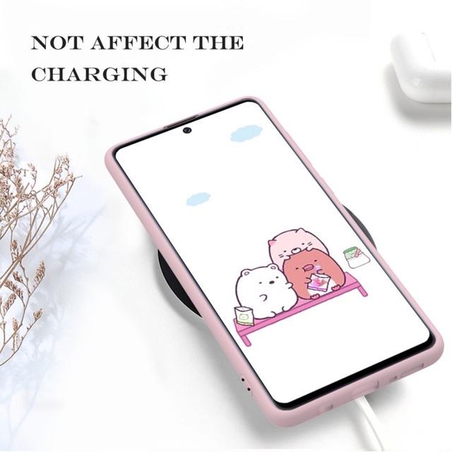 Ốp lưng dành cho Galaxy A02s, A51, A71, A32 , A52, A72 trơn có phần bảo về camera