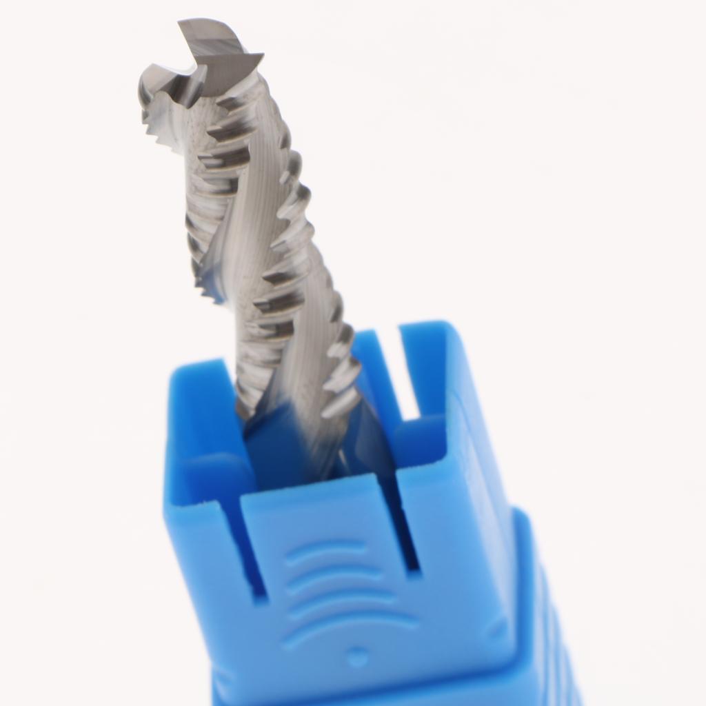 OZO-C450 8mm Titanium Coat Carbide 3-Flute End Mill Engraving Bits CNC Rotary Burrs Set Tool PCB Mould Plastic Fiber Carbon Fiber Hardwood