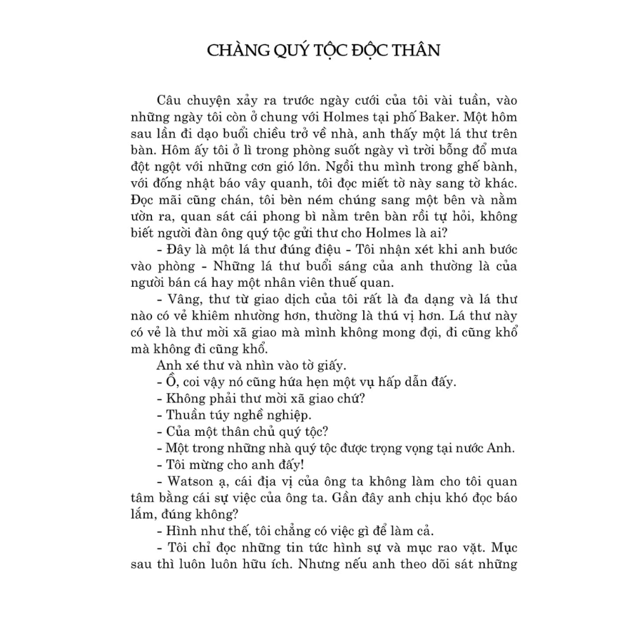 Sách Những Vụ Kỳ Án Của Sherlock Holmes