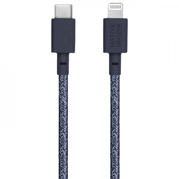 Dây Cáp Sạc Native Union BELT CABLE (USB-C TO LIGHT) 1.2m Cáp bện nylon, siêu bền với cấu trúc gia cố chắc chắn - hàng chính hãng