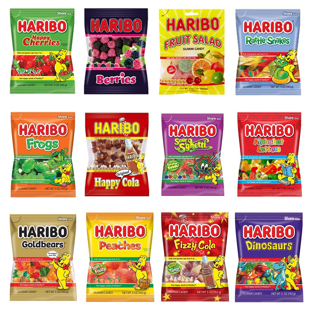 Combo 3 gói kẹo dẻo HARIBO 80g