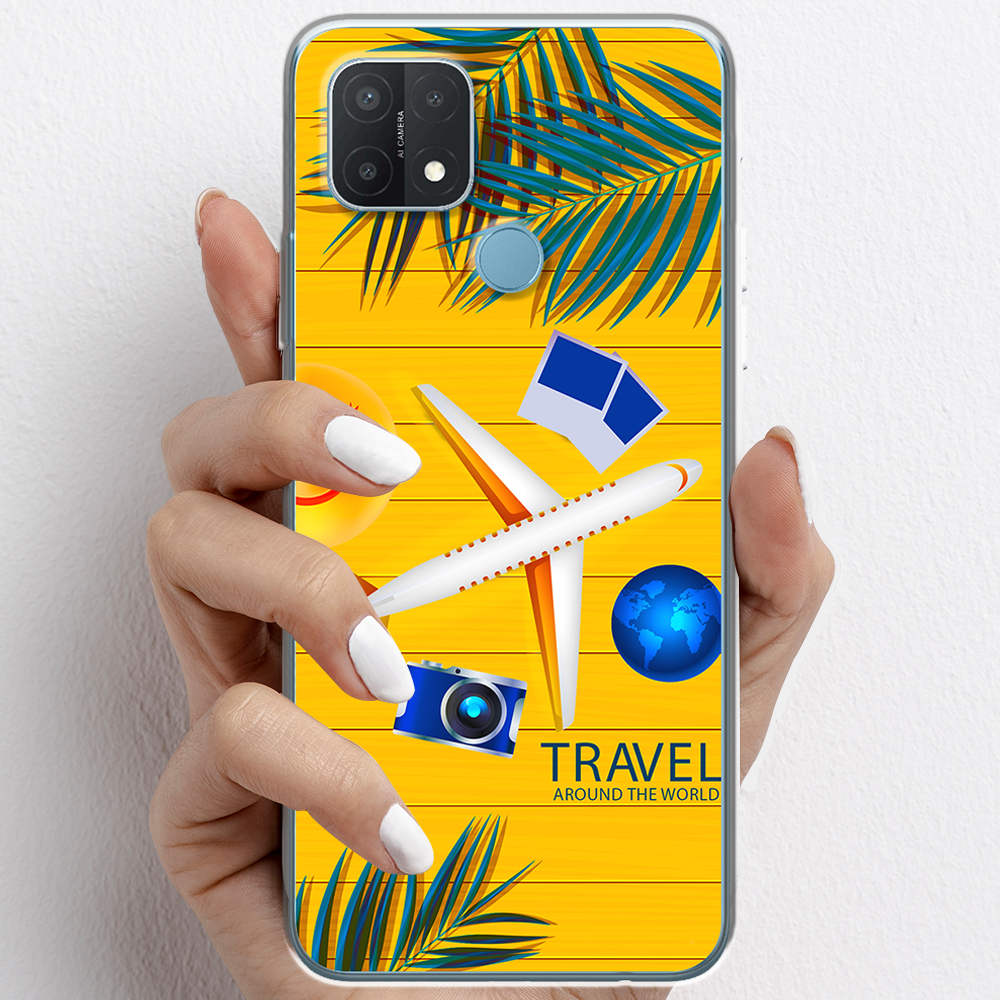 Ốp lưng cho Oppo A15, Oppo A15s nhựa TPU mẫu Máy bay