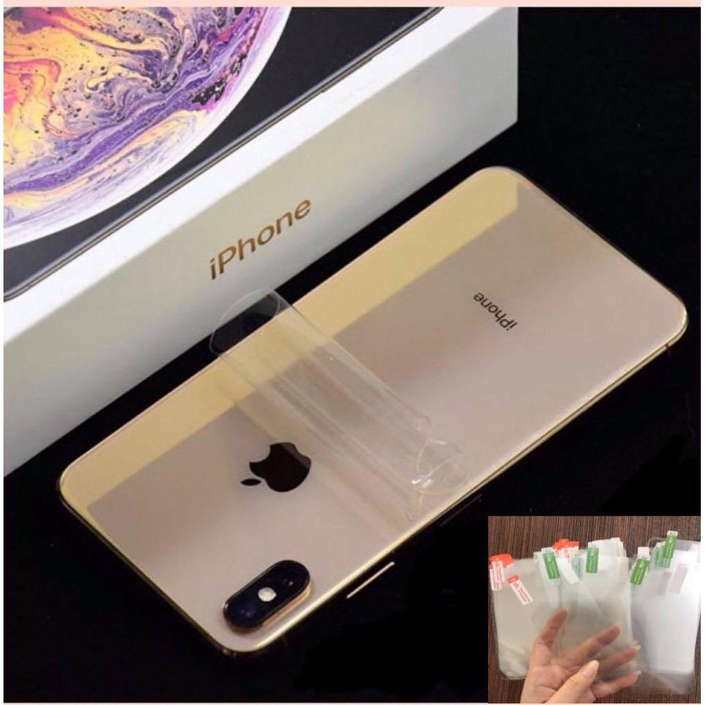 MIẾNG DÁN LƯNG TRONG DÀNH CHO IPHONE - BẢO VỆ MẶT SAU - TRONG SUỐT - DỄ DÁN