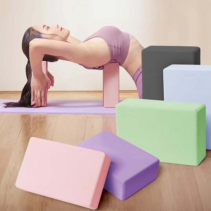 Gạch tập Yoga Cao cấp FREE SHIP Khối Gạch Eva Dày Nhiều Màu Thân Thiện Với Môi Trường Hỗ Trợ Tập Yoga KN114