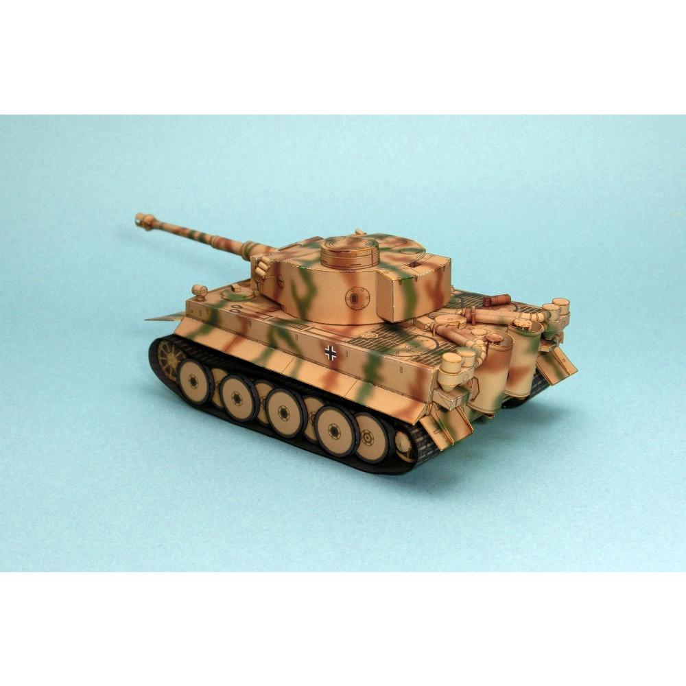 Mô hình giấy xe tank tiger I tỉ lệ 1/72