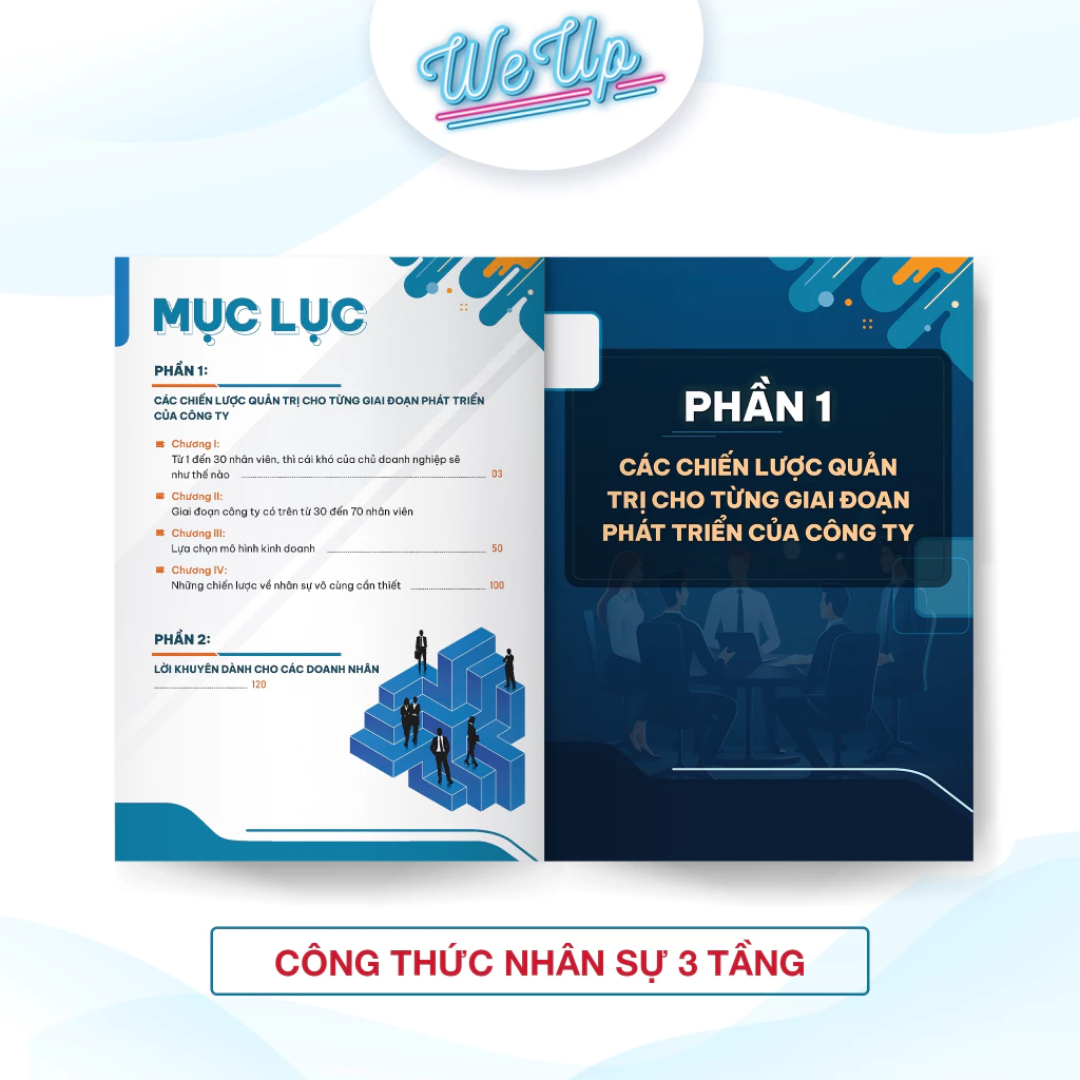 Sách - Combo 3 Cuốn Quản Trị Nhân Sự 3 Tầng, 20 Câu Chuyện Bài Học Quản Trị, Xây phòng Marketing Online